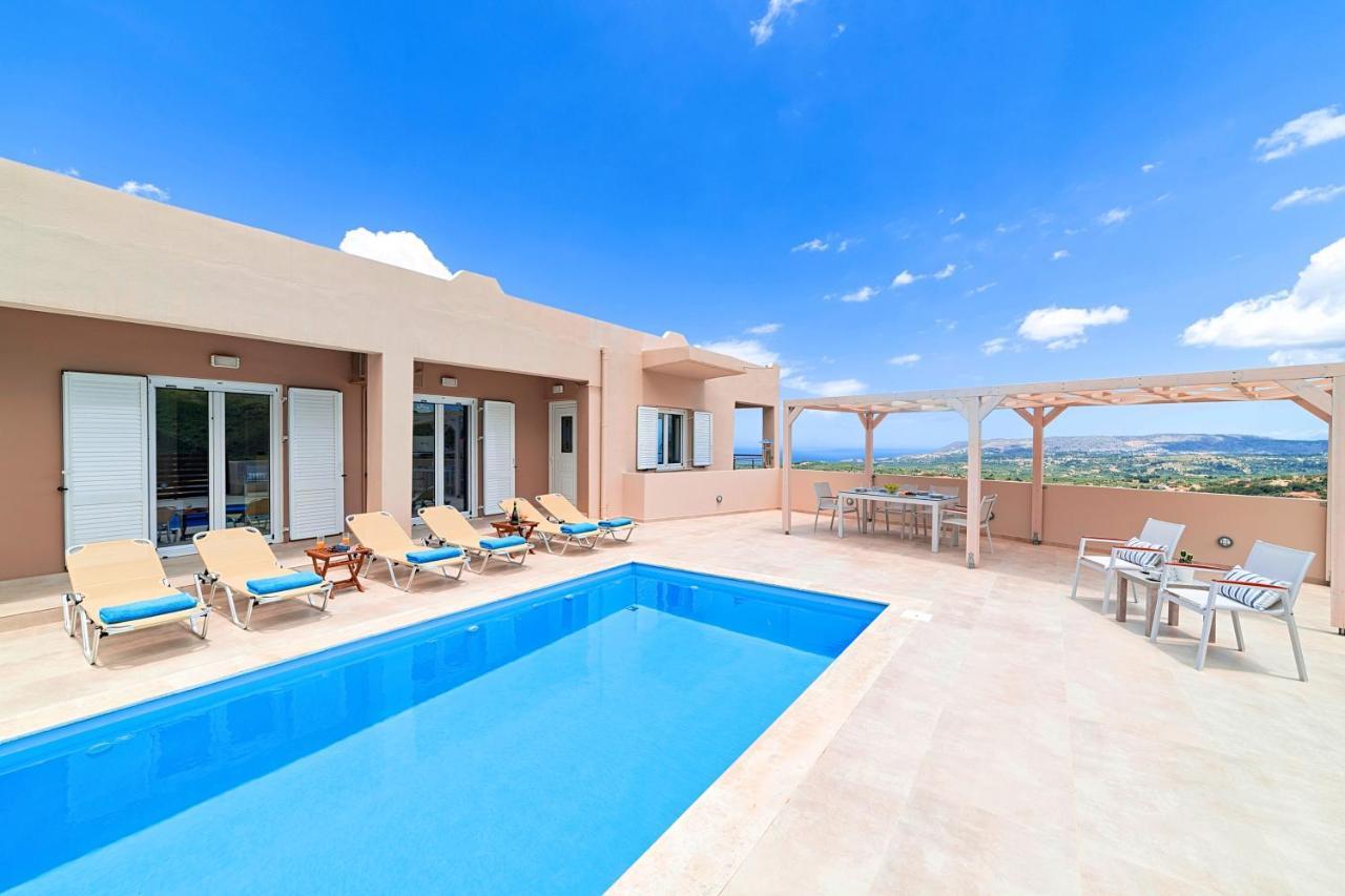 Villa Di Giorgio Heated Pool Kournás Exterior foto